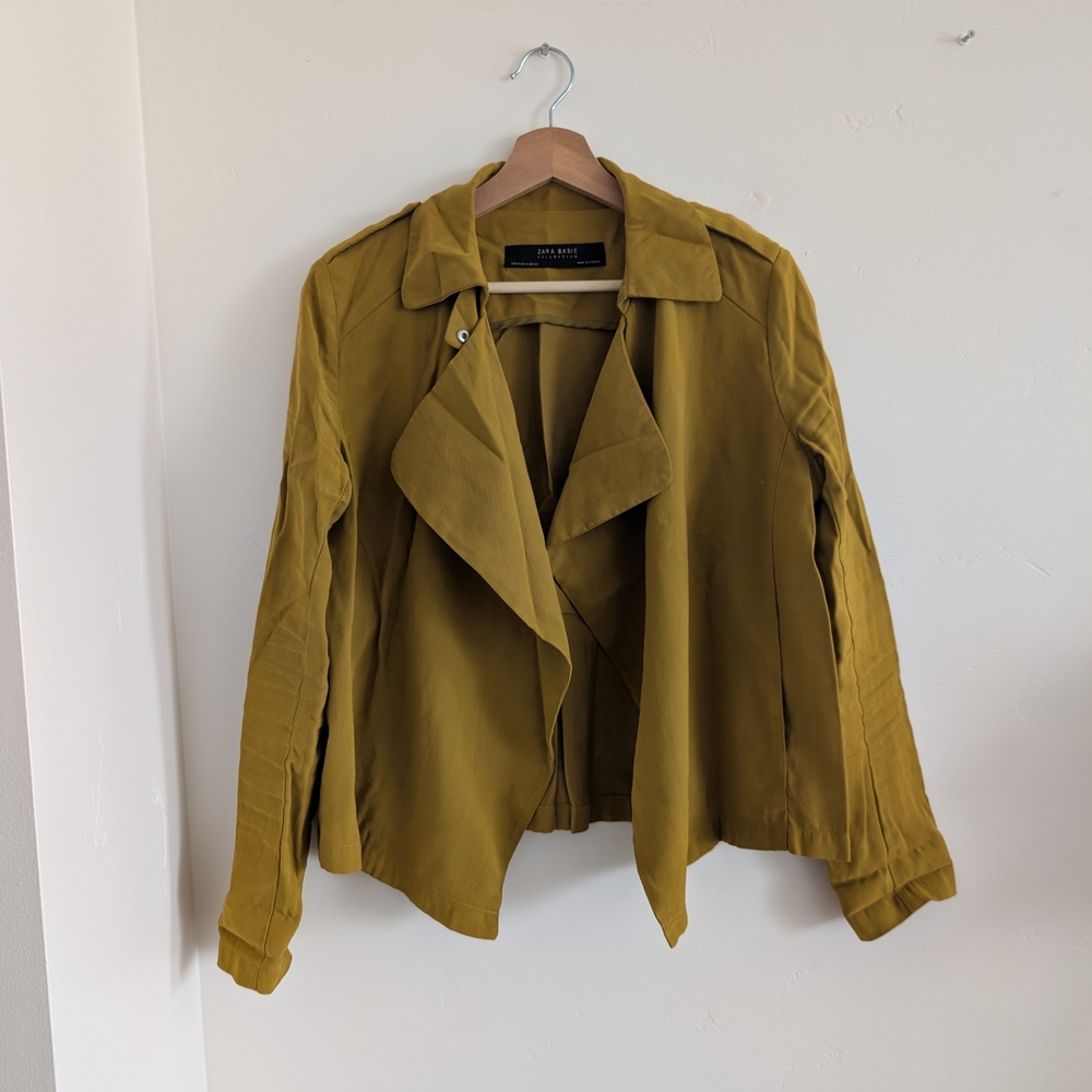 Zara Mustard Yellow Women's Jacket